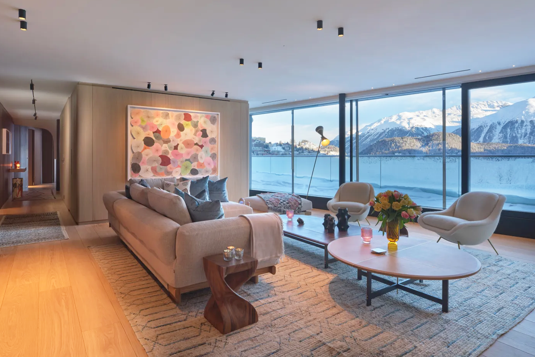 Stunning Penthouse with Panoramic Lake Views in the Heart of St. Moritz